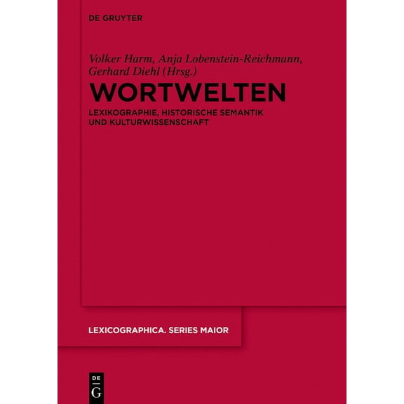 Lexicographica. Series Maior Wortwelten, Book 155, (Hardcover)