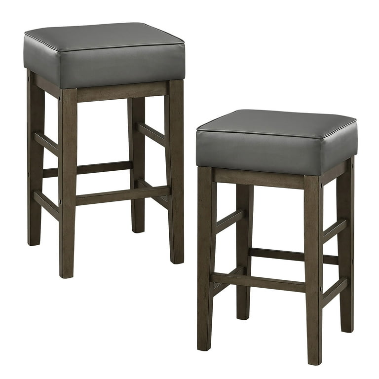 24 inch leather bar stools hot sale