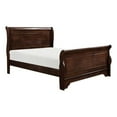 thumbnail image 1 of Lexicon Abbeville Traditional Wood California King Sleigh Bed in Brown Cherry, 1 of 5