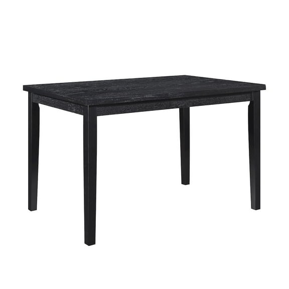 Lexicon Andreas Wood Dining Room Table in Black