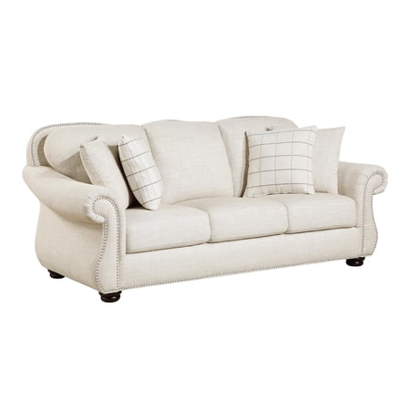 Lexicon Attleboro Textured Love Seat in Beige