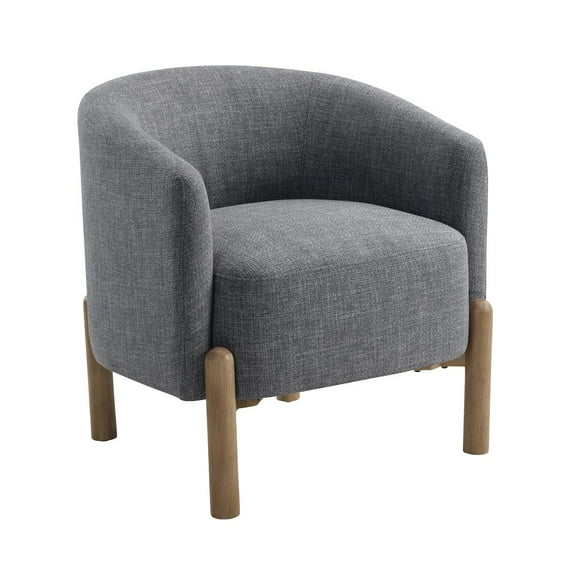 Lexicon Borger Textured Accent Chair in Gray