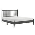 thumbnail image 1 of Lexicon Brickell Contemporary Wood Full Platform Bed in Gray, 1 of 8