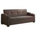 thumbnail image 1 of Lexicon Caffery Contemporary Textured Fabric Click-Clack Sleeper Sofa in Gray, 1 of 4