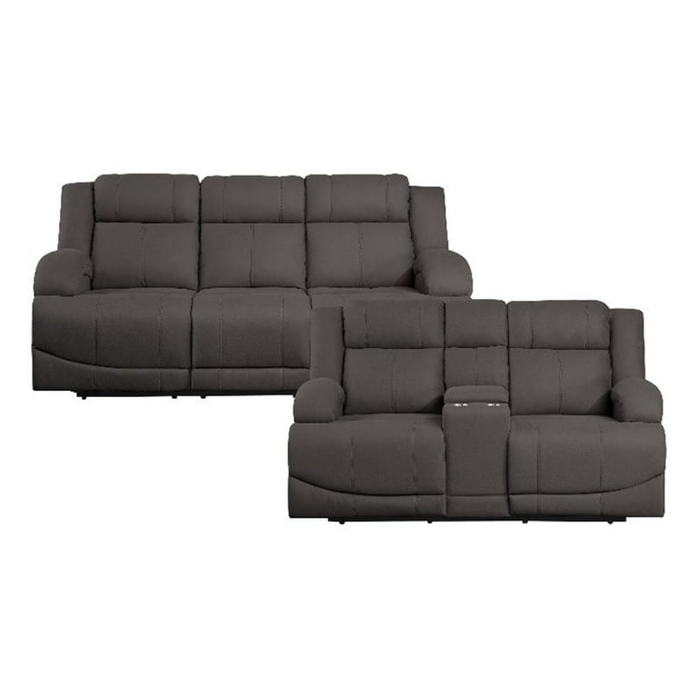 Lexicon Camryn Microfiber 2-Piece Power Reclining Sofa Set in