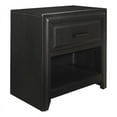 thumbnail image 1 of Lexicon Cordelia Rubberwood Nightstand in Espresso, 1 of 8