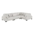 thumbnail image 1 of Lexicon Corydon Microfiber 4-Piece Modular Sectional in Beige, 1 of 16