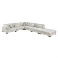 thumbnail image 1 of Lexicon Corydon Microfiber 6-Piece Modular Sectional with Ottoman in Beige, 1 of 20