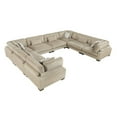 thumbnail image 1 of Lexicon Corydon Microfiber 8-Piece Modular Sectional in Brown, 1 of 6