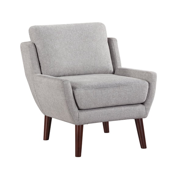 Lexicon Ellie Chenille Accent Chair in Gray