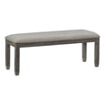 thumbnail image 1 of Lexicon Granby Pine Wood Dining Room Bench in Antique Gray Finish, 1 of 6