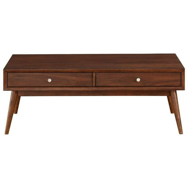 Lexicon Frolic Wood 2 Drawer Coffee Table in Brown
