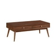 thumbnail image 1 of Lexicon Frolic Wood 2 Drawer Coffee Table in Brown, 1 of 5
