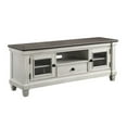 thumbnail image 1 of Lexicon Granby Wood TV Stand in Antique White and Rosy Brown, 1 of 6