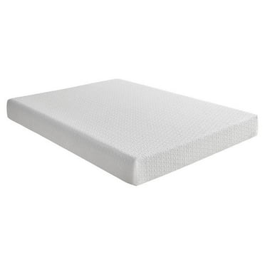 Lexicon Homelegance Bedding 8" Modern Fabric Twin Gel Memory Mattress in White