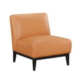 thumbnail image 1 of Lexicon Houghton Leather Accent Chair in Orange, 1 of 8