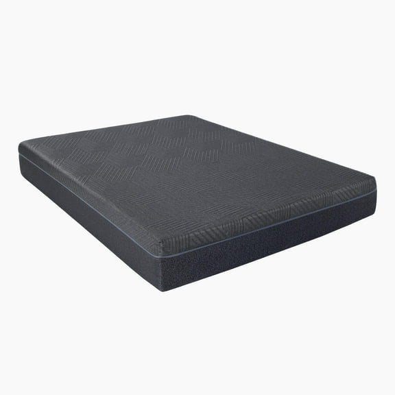 Lexicon Landrum Fabric 11" Queen Green Tea Gel-Infused Memory Foam Matt (White)