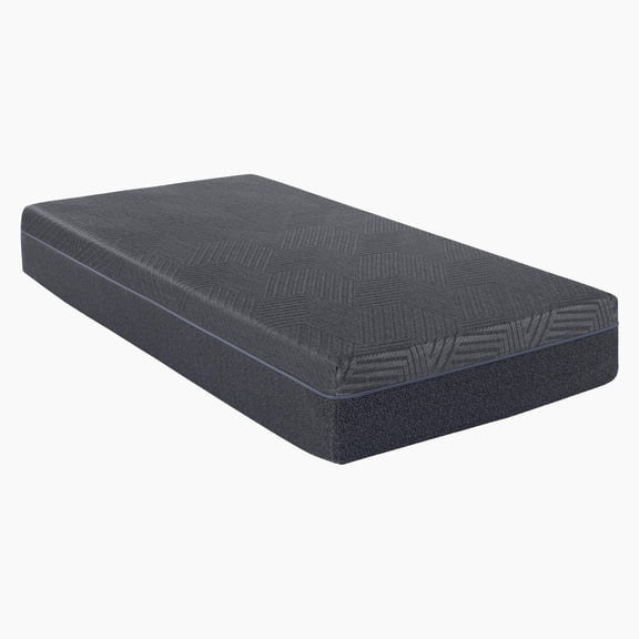 Lexicon Landrum Fabric 11" Twin Green Tea Gel-Infused Memory Foam Matt (White)