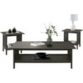thumbnail image 1 of Lexicon Lewiston 3 Piece Modern Wooden Coffee Table Set in Antique Gray, 1 of 9