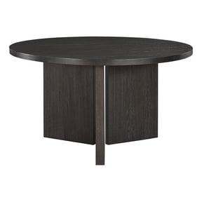 Lexicon Marais Solid Wood Dining Round Table in Ebony