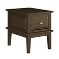 thumbnail image 1 of Lexicon Minot Wood 1 Drawer End Table in Cherry, 1 of 6