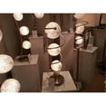 thumbnail image 1 of Homelegance Lenci Table Lamp in Glass & Satin Nickel Metal, 1 of 5
