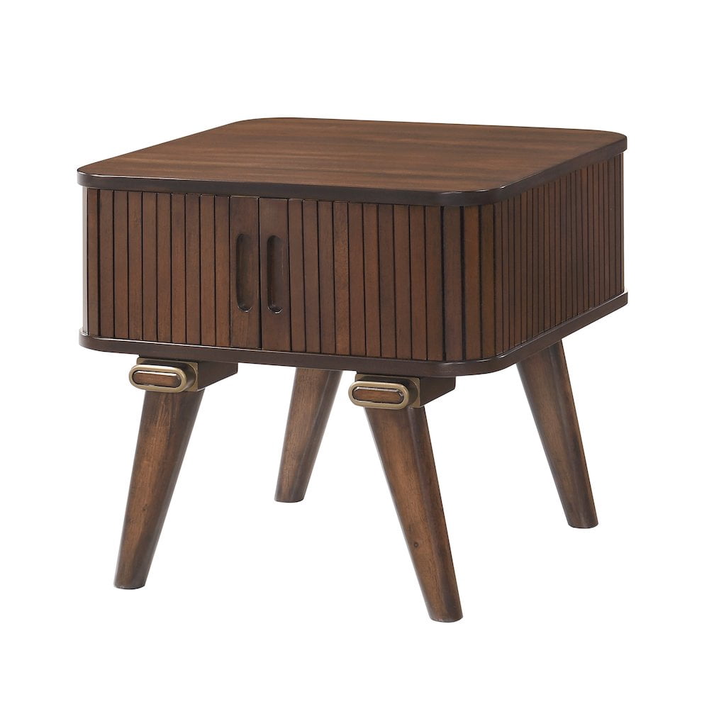 Lexicon Monroe Asian Hardwood End Table in Mango - Walmart Business ...