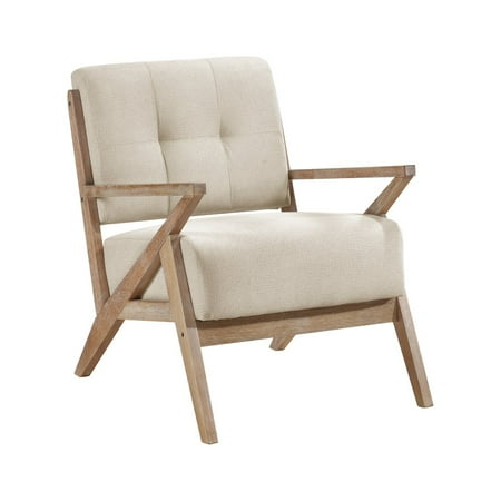 Lexicon Ollen Fabric Upholstered Accent Chair in Sand