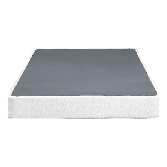 Lexicon Perrin California King Size Mattress Foundation in White