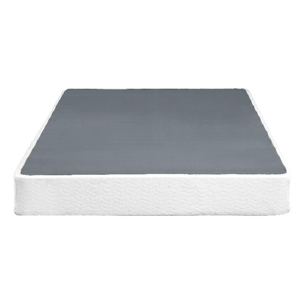 Lexicon Perrin Eastern King Size Mattress Foundation in White