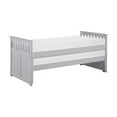 thumbnail image 1 of Lexicon Orion 81.5" Transitional Wood Twin over Twin Bed in Gray, 1 of 5