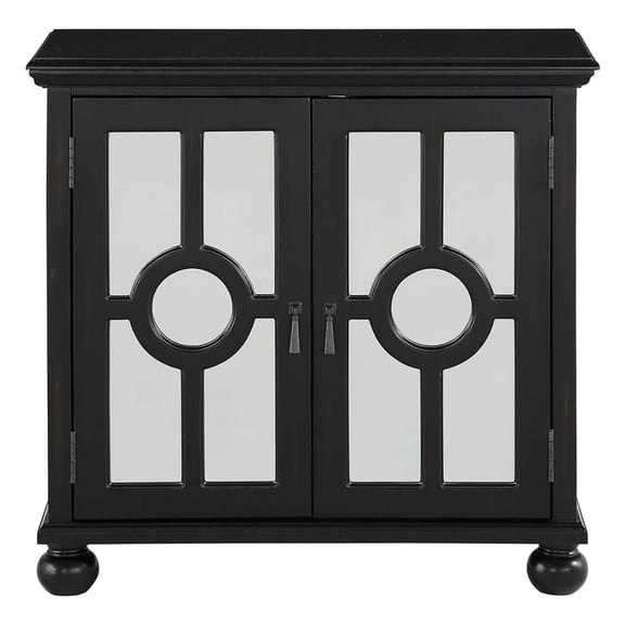 Lexicon Poppy Wood Accent Chest in Antique Black