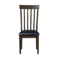 thumbnail image 1 of Lexicon Rutland Faux Leather Dining Room Side Chair in Black (Set of 2), 1 of 4