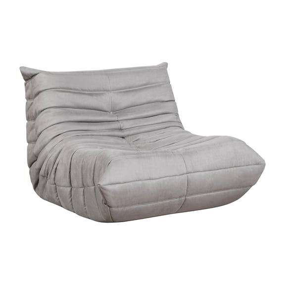 Lexicon Seven Microfiber Accent chair in Gray