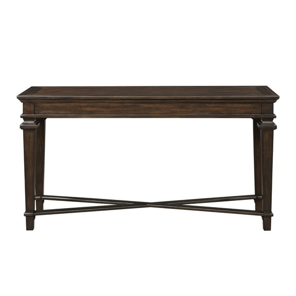 Lexicon Tobias 56" Traditional Wooden Console Table in Espresso