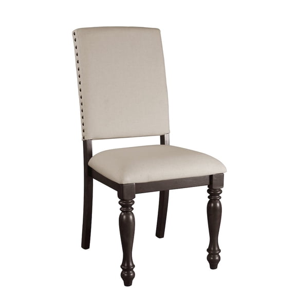 Lexicon Transitional Wood Dining Room Side Chair in Grayish Brown (Set of 2)