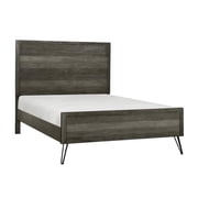 Lexicon Urbanite Asian Hardwood Full bed in 3 Tone Gray