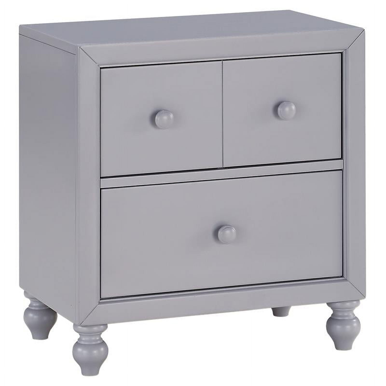 Chateau Gris 2-Drawer French Country Nightstand