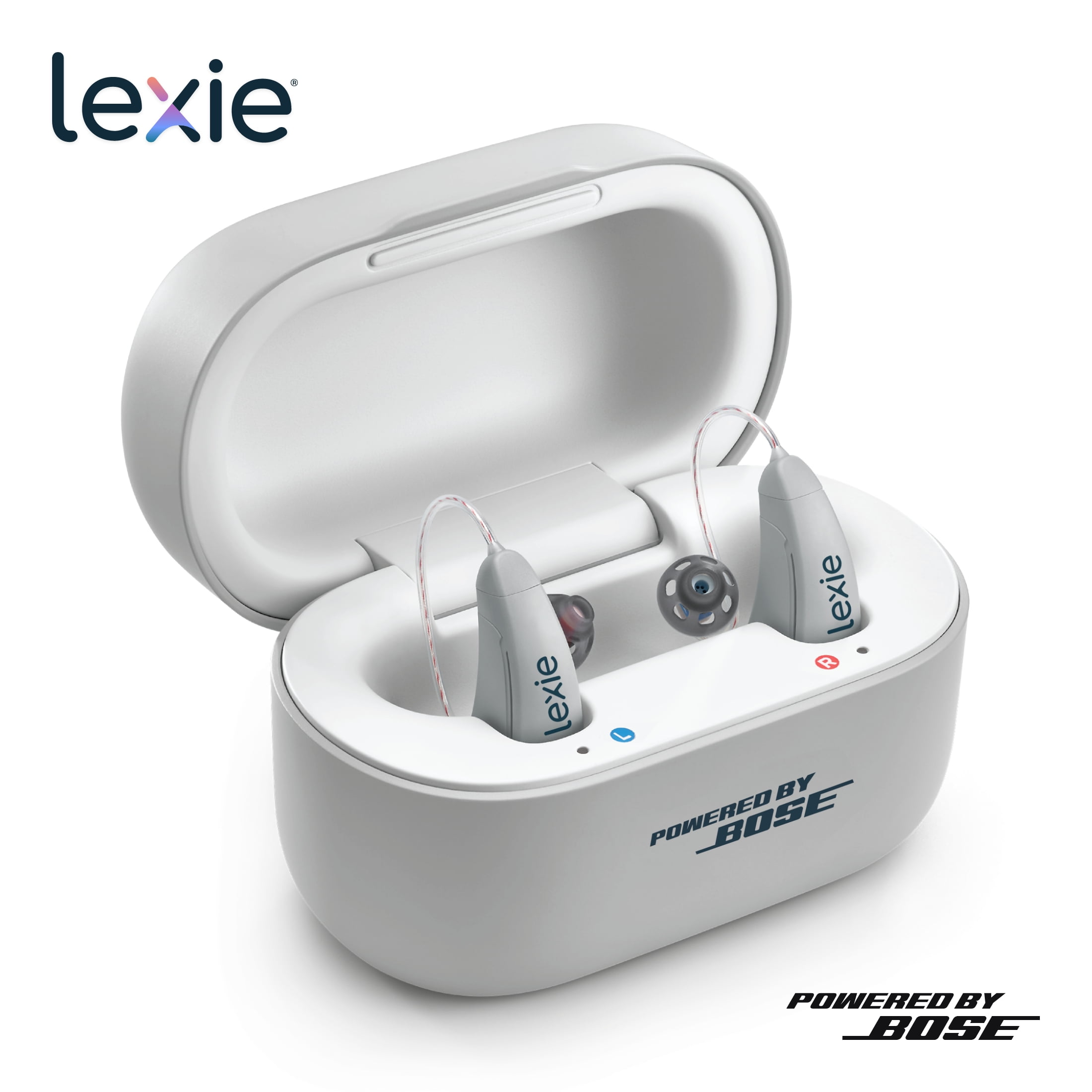 Lexie B2 Plus Self-Fitting Rechargeable OTC Hearing Aids Powered by Bose - Customizable with Lexie Expert Support
