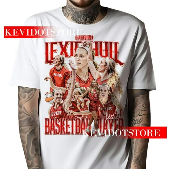 Lexie Hull Shirt Athlete Basketball Player t-shirt Bootleg Vintage Design Tshirt,White Color,Size M