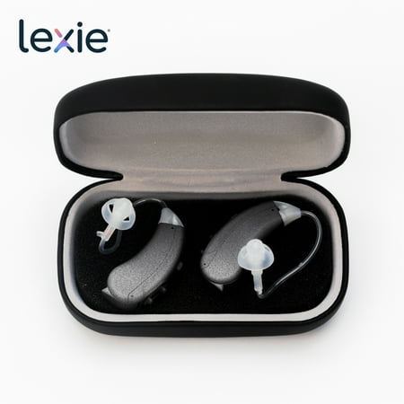 Lexie Hearing - Lexie Lumen self-fitting OTC hearing aids - Metallic Black