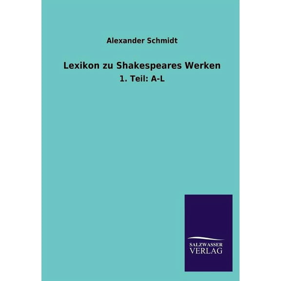 Lexikon zu Shakespeares Werken (Paperback)
