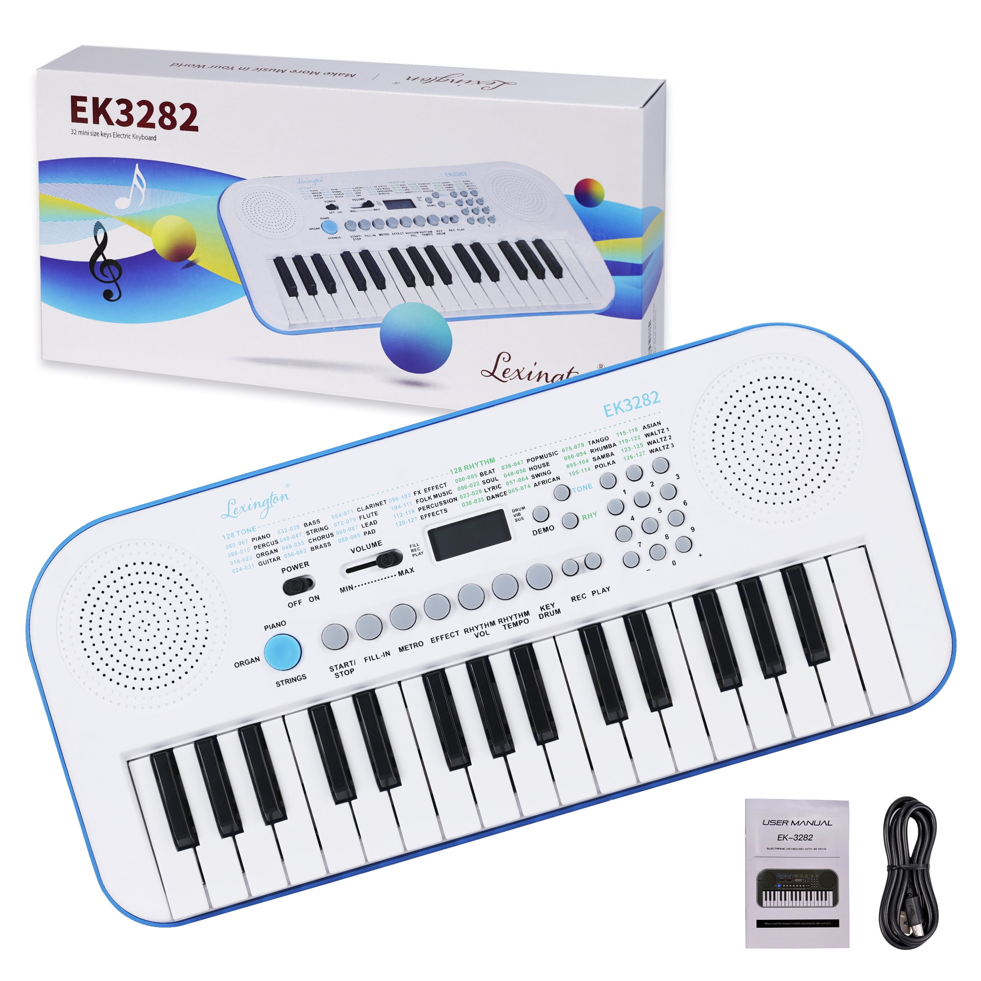 32 Keys Mini Digital Electric Piano Keyboard Musical Instrument for Kids  Gift