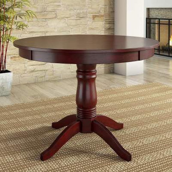 Lexington 42 Round Dining Table, Antique Berry Red