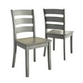 thumbnail image 1 of Lexington 5-Piece Dining Set with 48 Dining Table and 4 Ladder Back Chairs, Antique Grey, 1 of 8