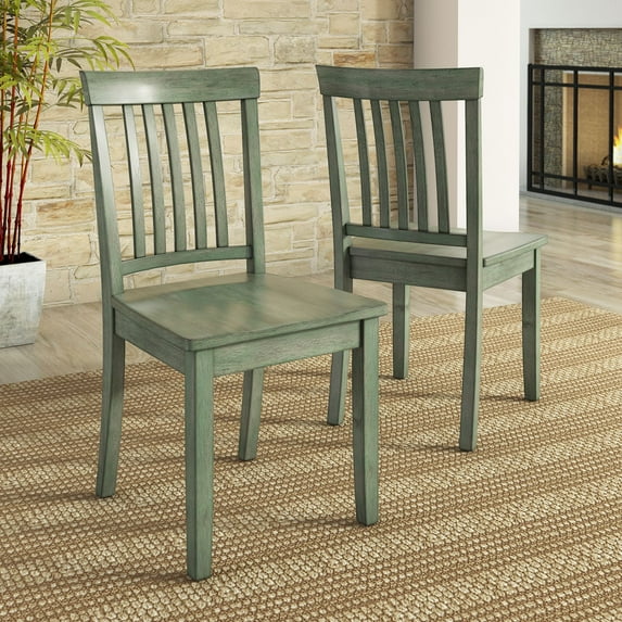 Lexington 5-Piece Dining Set with 48 Dining Table and 4 Mission Back Chairs, Antique Sage