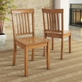 thumbnail image 1 of Lexington 5-Piece Dining Set with 48 Dining Table and 4 Mission Back Chairs, Oak, 1 of 4
