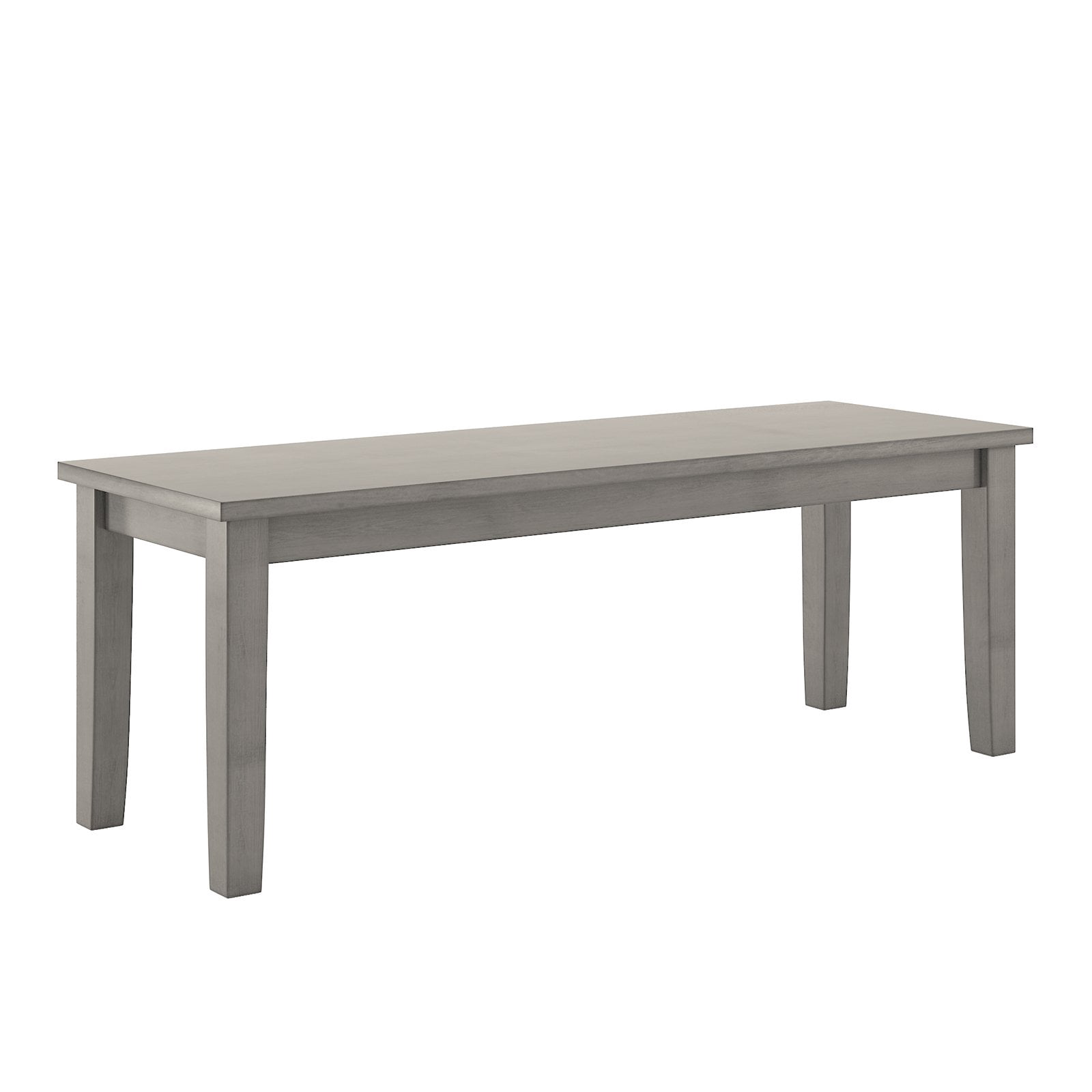 Lexington 6-Piece Dining Set with 60 Dining Table, Bench and 4 Ladder Back Chairs, Antique Grey