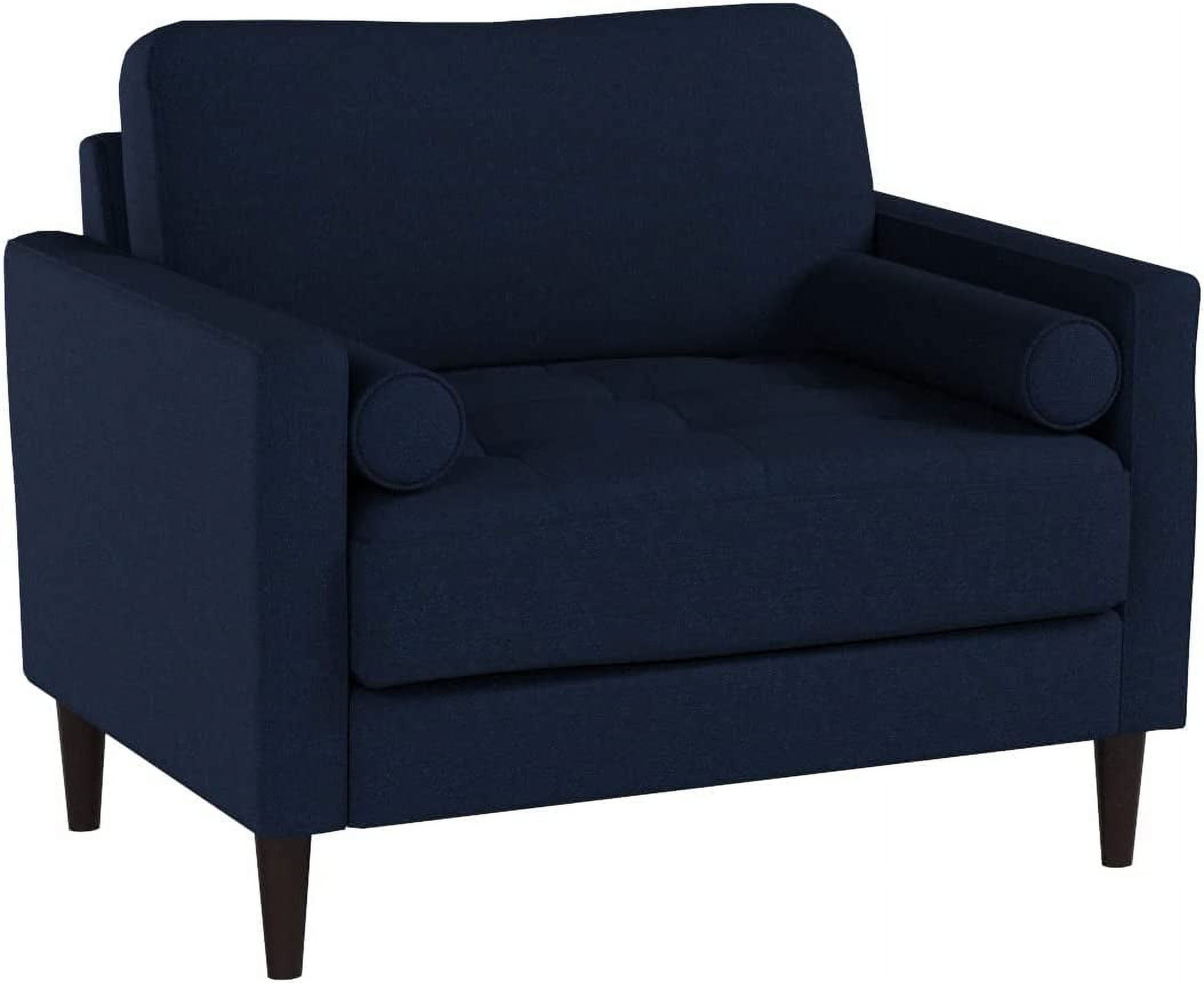 Lexington Arm Chair, Navy Blue