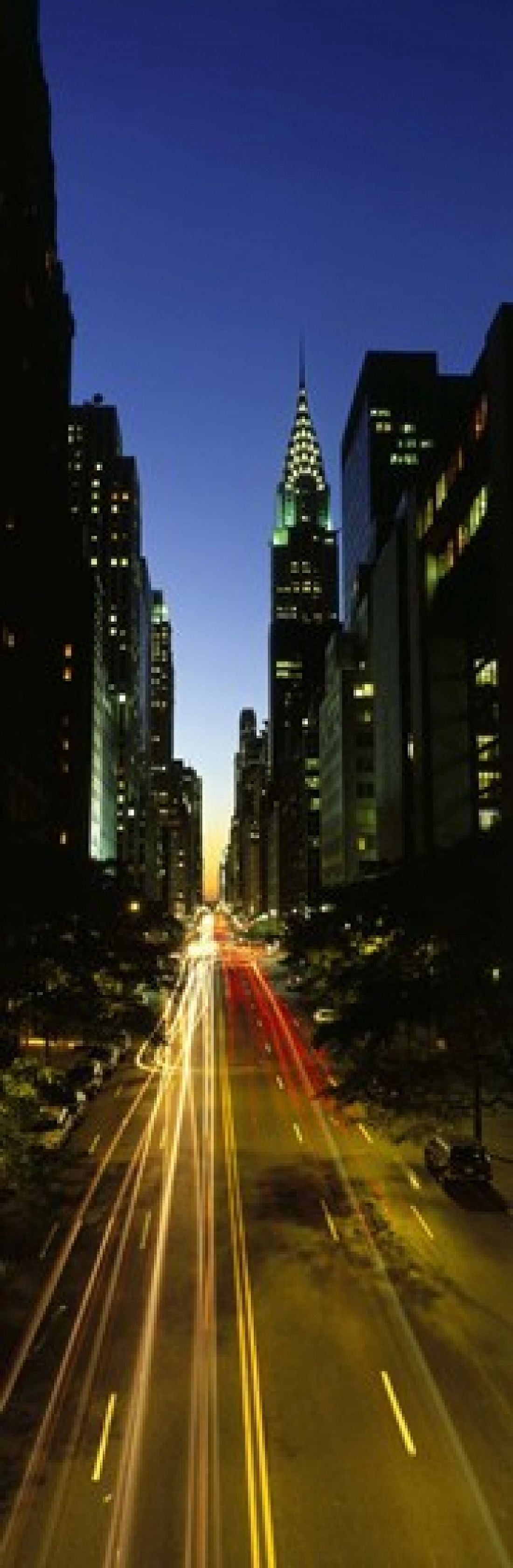 Lexington Avenue Cityscape NYC New York City New York State USA Canvas Art - Panoramic Images (18 x 6)
